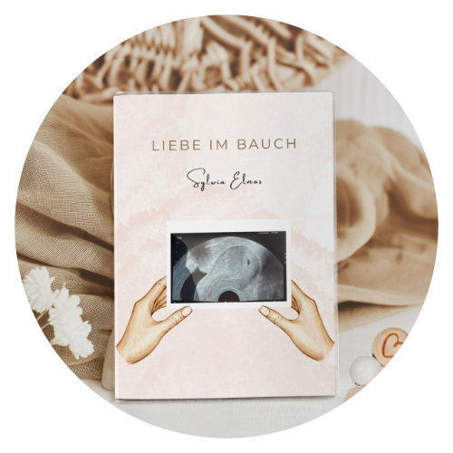 Einzigartige Mutterpasshülle mit Ultraschallbild deines Babys